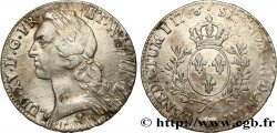 LOUIS XV DIT LE BIEN AIMÉ Écu aux branches d’olivier, tête ceinte d’un bandeau 1766 Pau TB+