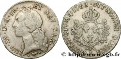 LOUIS XV DIT LE BIEN AIMÉ Écu aux branches d’olivier, tête ceinte d’un bandeau 1763 Bayonne TB+