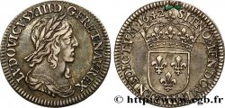 LOUIS XIII LE JUSTE Douzième d écu, buste drapé et cuirassé (2e buste de Jean Warin) 1642 Paris, Monnaie de Matignon TTB+
