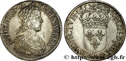LOUIS XIV THE SUN KING Écu à la mèche longue 1652 Paris