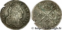 LOUIS XIV THE SUN KING Vingt sols aux insignes 1707 Bayonne