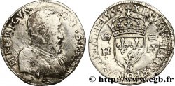HENRY II Teston à la tête nue, 1er type 1554 La Rochelle