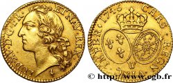 LOUIS XV DIT LE BIEN AIMÉ Louis d’or aux écus ovales, tête ceinte d’un bandeau 1746 Lille