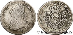 LOUIS XVI Dixième d écu aux branches d olivier 1777 Pau TB/TB+