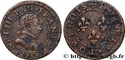 HENRI III Double tournois, 1er type de Paris n.d. Paris, Moulin des Étuves