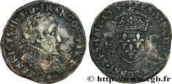FRANCIS II. COINAGE AT THE NAME OF HENRY II Teston au buste lauré, 2e type 1559 Bayonne