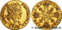 LOUIS XIII  Demi-louis d or aux huit L (effigie de Jean Warin) 1641 Paris XF