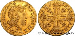 LOUIS XIV THE SUN KING Louis d or à la mèche longue 1653 Paris