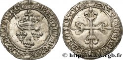 CHARLES VII  THE WELL SERVED  Gros de roi dit de  Jacques Cœur  16/06/1455 Bordeaux AU