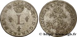 LOUIS XV  THE WELL-BELOVED  Sol de billon 1740 Lyon AU