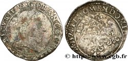 HENRY III Demi-franc au col plat n. d. Nantes