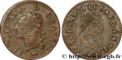 LOUIS XVI Liard dit à l écu 1791 Rouen
