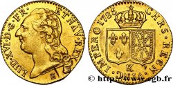 LOUIS XVI Louis d or aux écus accolés 1785 Bordeaux AU/AU