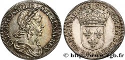LOUIS XIII  Quart d écu, buste drapé et cuirassé (2e buste de Jean Warin) 1643 Paris, Monnaie du Louvre AU/AU