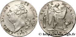 LOUIS XVI Écu dit au génie , type FRANÇOIS 1793 Bordeaux