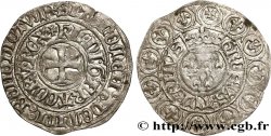 CHARLES VI LE FOU OU LE BIEN AIMÉ Gros aux lis sous une couronne ou grosus turonus n.d. Rouen