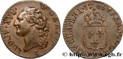 LOUIS XVI Demi-sol dit à l écu 1789 Nantes