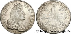 LOUIS XIV  THE SUN KING  Écu aux huit L, 1er type 1690 Reims XF