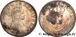 LOUIS XV  THE WELL-BELOVED  Écu dit  vertugadin  1715 Paris fSS/SS