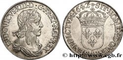 LOUIS XIII  Écu, buste drapé (1er buste de Jean Warin) 1642 Paris, Monnaie de Matignon AU/AU
