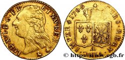 LOUIS XVI Louis d or aux écus accolés 1786 Paris TTB