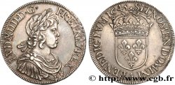 LOUIS XIV THE SUN KING Écu à la mèche courte 1645 Paris, Monnaie du Louvre