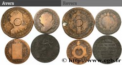 LOTS Lot de quatre monnaies de la Révolution française n.d. s.l.