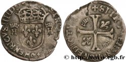 HENRI IV LE GRAND Douzain aux deux H couronnées, 9ème type 1593 Clermont-Ferrand