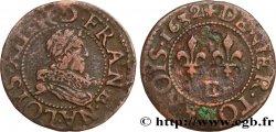 LOUIS XIII Denier tournois 1632 Tours