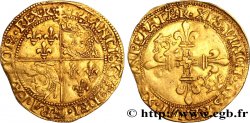 FRANCOIS I Écu d or au soleil du Dauphiné, 7e type n.d. Romans