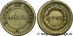 REVOLUTION COINAGE Dixain de Rochon 1791 Lyon
