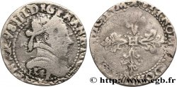 HENRI III Demi-franc au col plat 1589 Bordeaux
