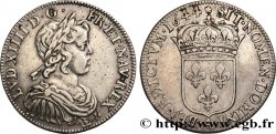 LOUIS XIV THE SUN KING Demi-écu à la mèche courte 1644 Paris, Monnaie de Matignon