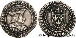 FRANÇOIS IER LE RESTAURATEUR DES LETTRES Demi-teston, 3e type n.d. Rouen