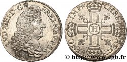 LOUIS XIV  THE SUN KING  Demi-écu aux huit L, 1er type 1691 La Rochelle AU