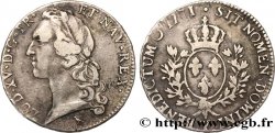 LOUIS XV  THE WELL-BELOVED  Écu aux branches d’olivier, tête ceinte d’un bandeau 1771 Bourges VF