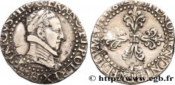 HENRI III Demi-franc au col plat 1587 La Rochelle