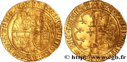 HENRY VI DE LANCASTRE - ROI DE FRANCE (1422-1453) - ROI D ANGLETERRE (1422-1461) et (1470-1471) Salut d or n.d. Le Mans