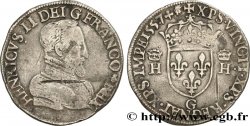 HENRY II Teston à la tête nue, 1er type 1557 Poitiers