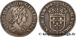 LOUIS XIII LE JUSTE Quart d écu, buste drapé et cuirassé (2e buste de Jean Warin) 1642 Paris, Monnaie de Matignon