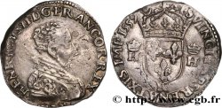 FRANÇOIS II. MONNAYAGE AU NOM D HENRI II Teston à la tête nue, 3e type 1559 Bordeaux