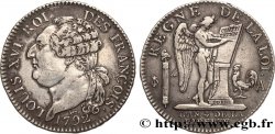 LOUIS XVI Demi-écu dit au génie , type FRANÇOIS 1792 Paris