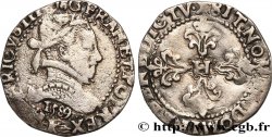 HENRY III Demi-franc au col plat 1589 Bordeaux