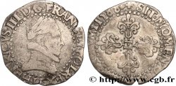 HENRI III Demi-franc au col plat 1588 La Rochelle