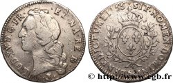 LOUIS XV DIT LE BIEN AIMÉ Écu aux branches d’olivier, tête ceinte d’un bandeau 1755 Pau TB+