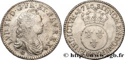 LOUIS XV THE WELL-BELOVED Demi-écu dit vertugadin 1716 Paris