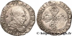 HENRI III Demi-franc au col plat 1587 Limoges