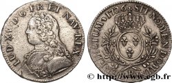 LOUIS XV THE WELL-BELOVED Écu dit “aux branches d olivier” 1726 Orléans