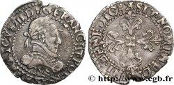 HENRI III Quart de franc au col plat 1586 Bordeaux
