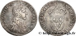 LOUIS XIV THE SUN KING Demi-écu au buste juvénile 1662 Bayonne
